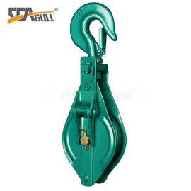 10 Ton hook type Single Sheave Snatch Block , lifting equipment for marine