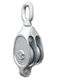 Chrome Painting Single / Double / Triple Snatch Block Pulley With Hook Manual
